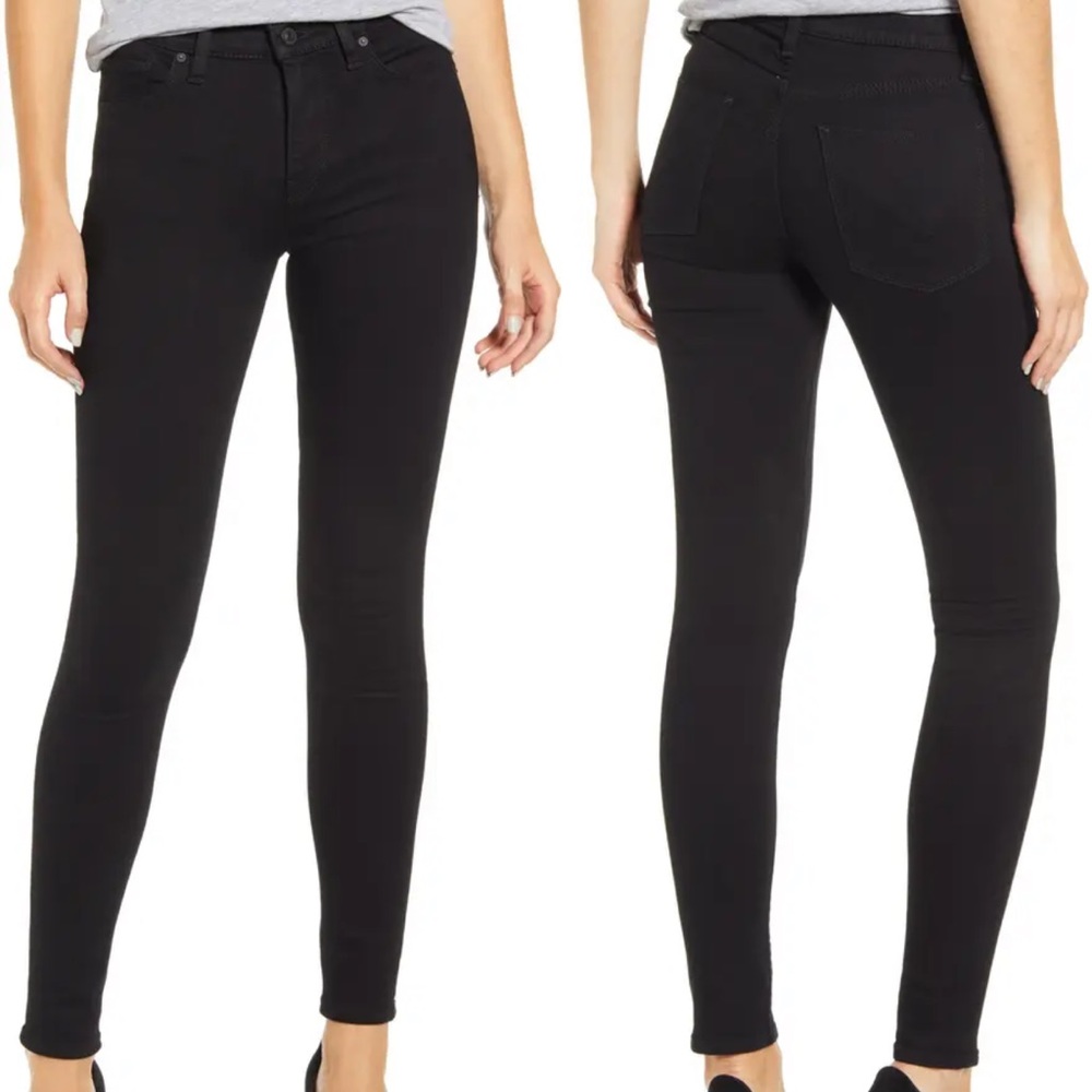 NWT Hudson Nico Midrise Super skinny Black Jeans